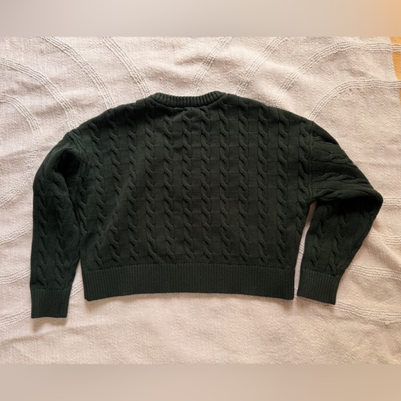 Justify Forest Green Soft Cropped Sweater - Picture 4 of 5